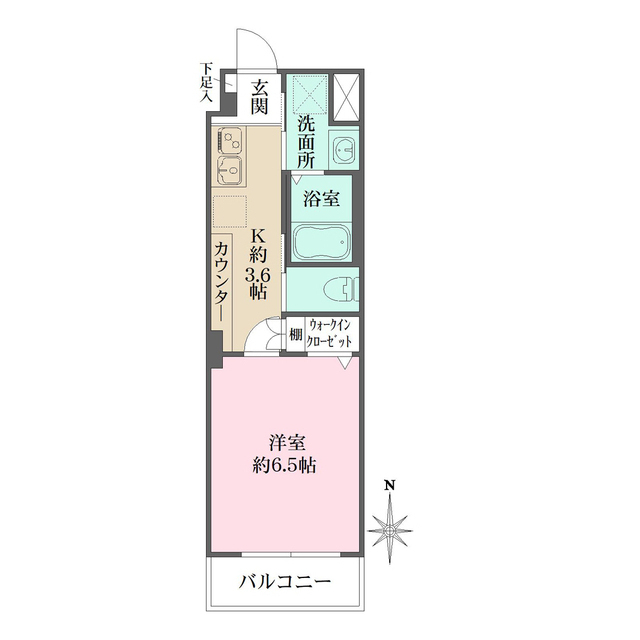 藤和ハイタウン新宿の間取図