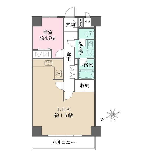 藤和シティコープ三鷹の間取図