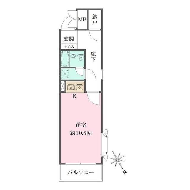 藤和池袋ホームズの間取図