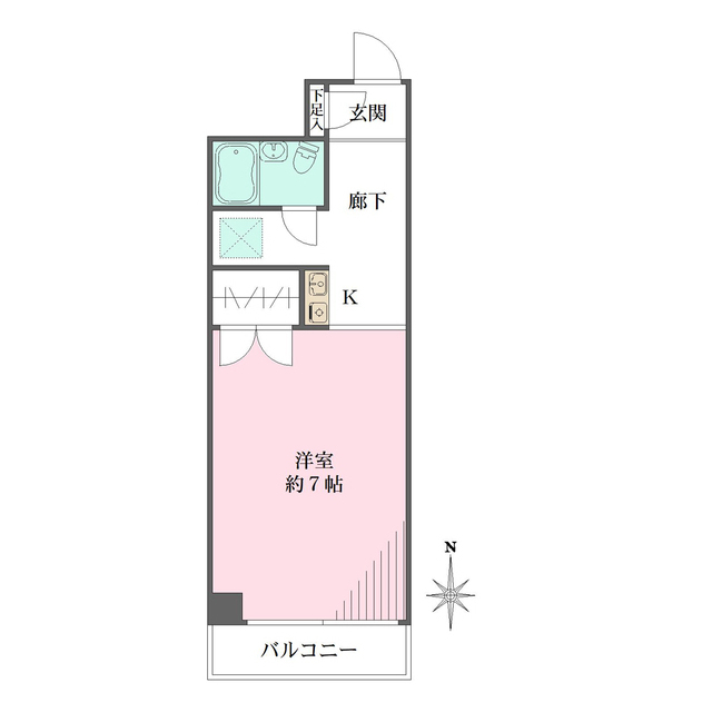 メゾンドール三鷹の間取図