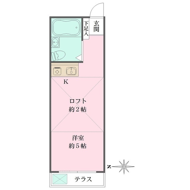 ハイツ武蔵野台の間取図