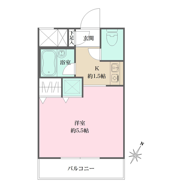 アーバン本町の間取図