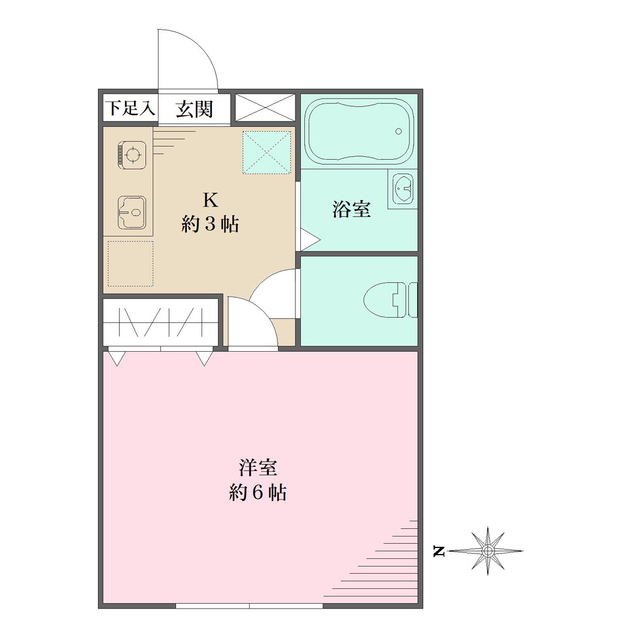 いずみコーポの間取図