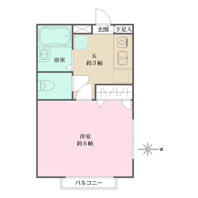 いずみコーポの間取図