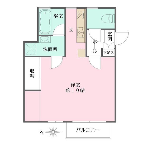 アルファポート中野坂上の間取図