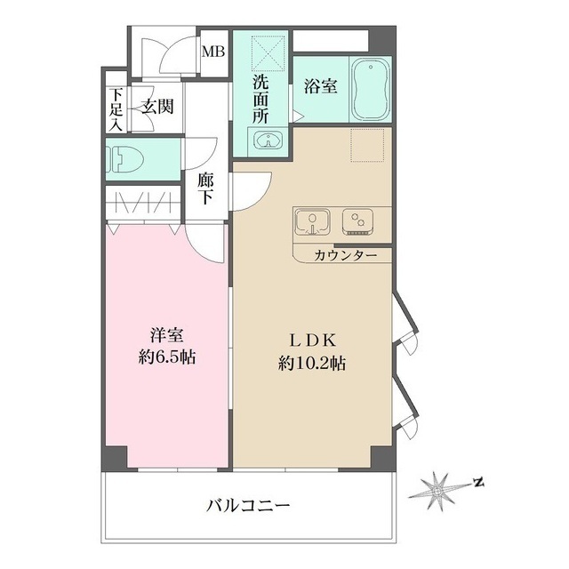 スリーブライト川口幸町の間取図