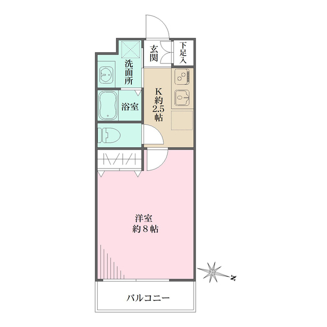 スリーブライト川口幸町の間取図