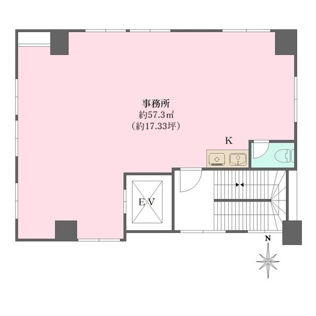 池袋労働基準協会ビルmedium物件間取図