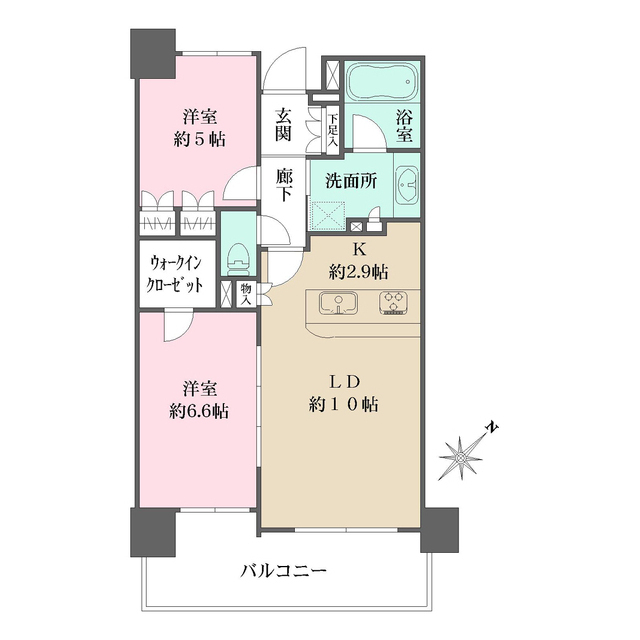 リステージ赤羽台ヒルトップテラスの間取図