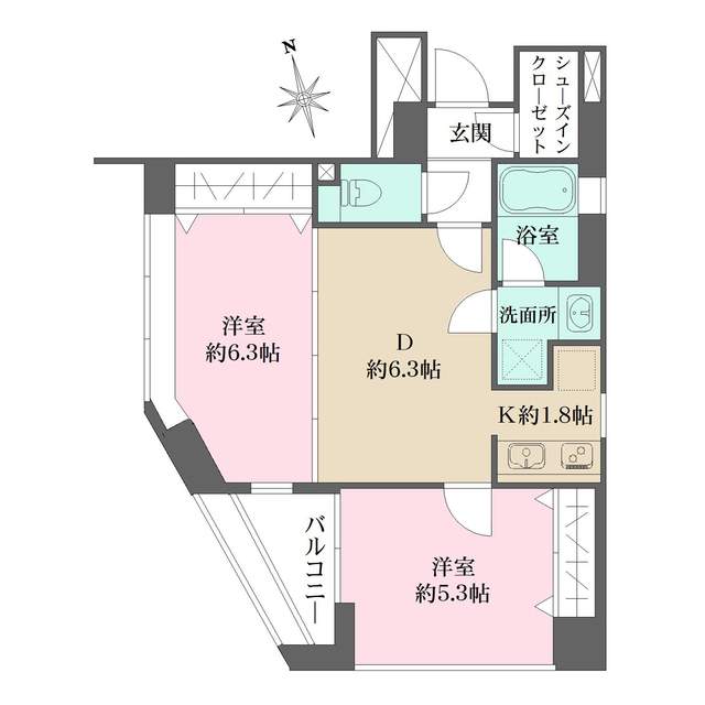 ホームズ飯田橋の間取図