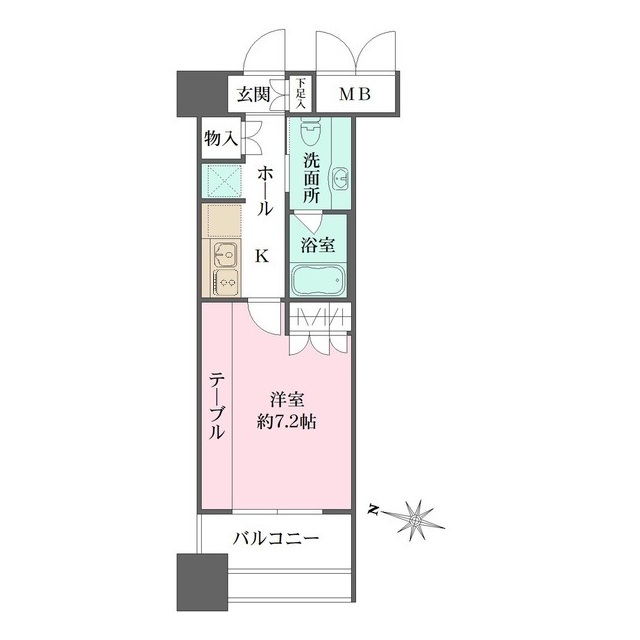 レグノ・フォルテ二番町の間取図