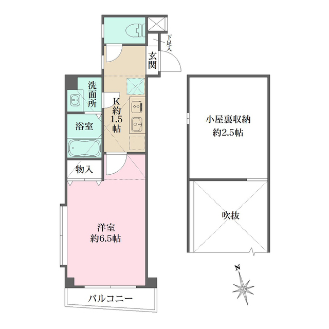 モン・シャトー高円寺北の間取図