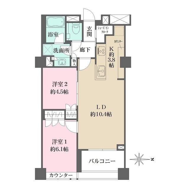 パークハウス中野アーバンスの間取図