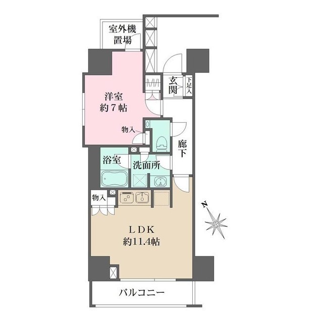 パークハウス西早稲田アーバンスの間取図