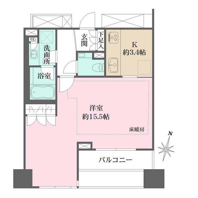 パークハウス平河町の間取図