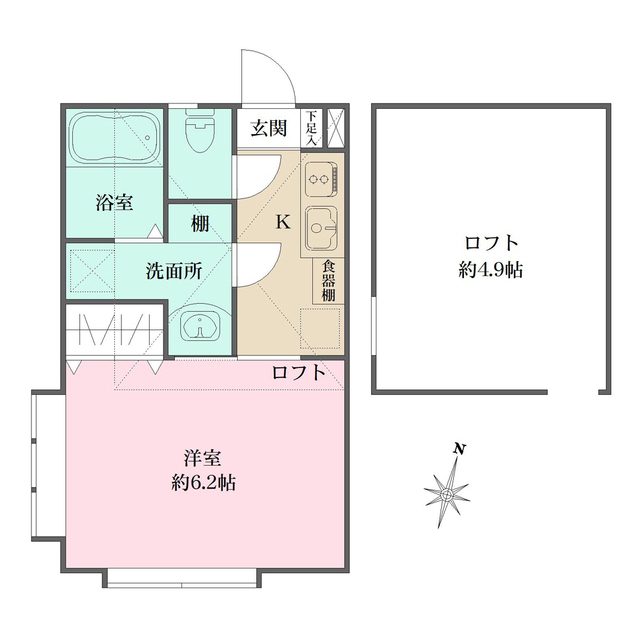 モン・シャトー中野の間取図