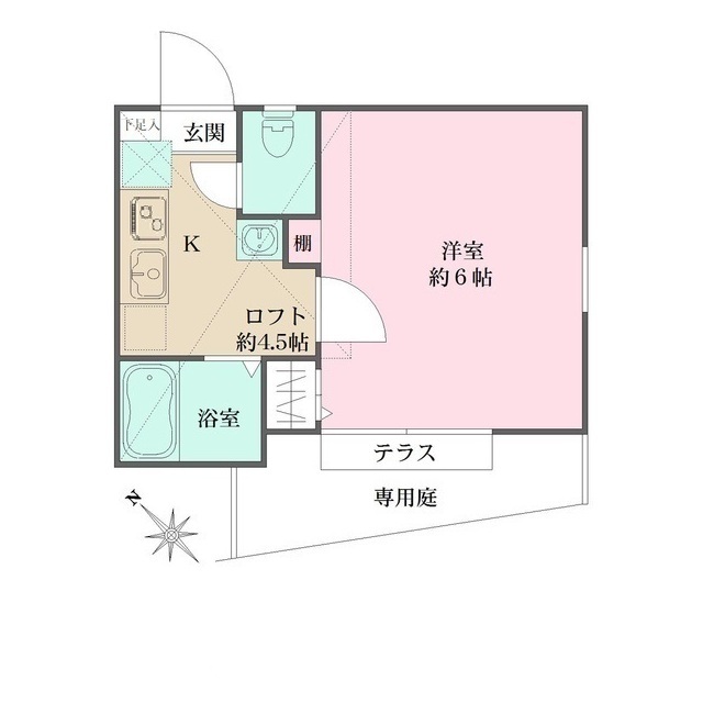 モン・シャトー富士見ヶ丘の間取図