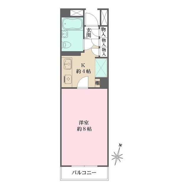アーバンフラッツ高円寺の間取図