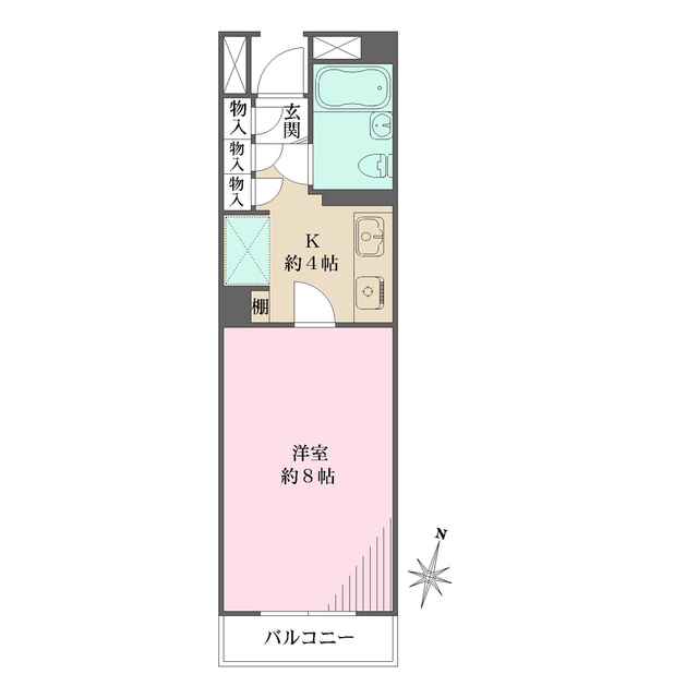 アーバンフラッツ高円寺の間取図