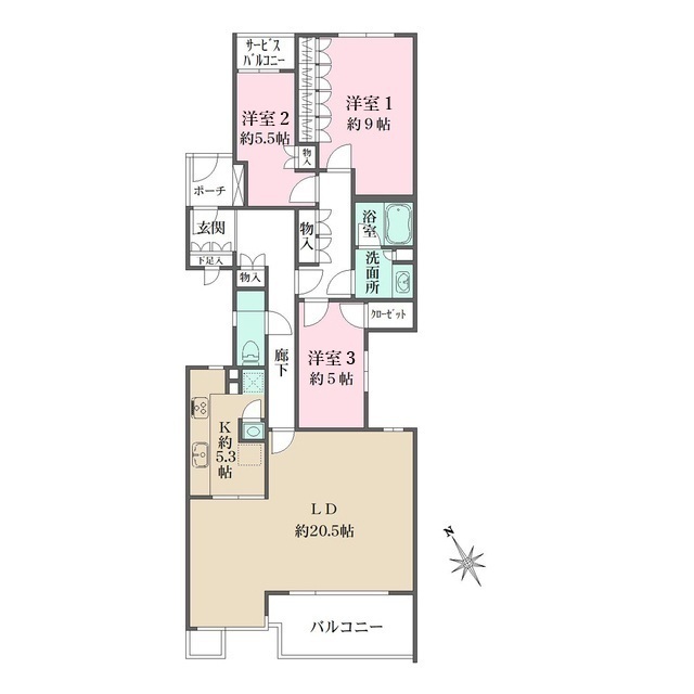 Ｕガーデン杉並の間取図