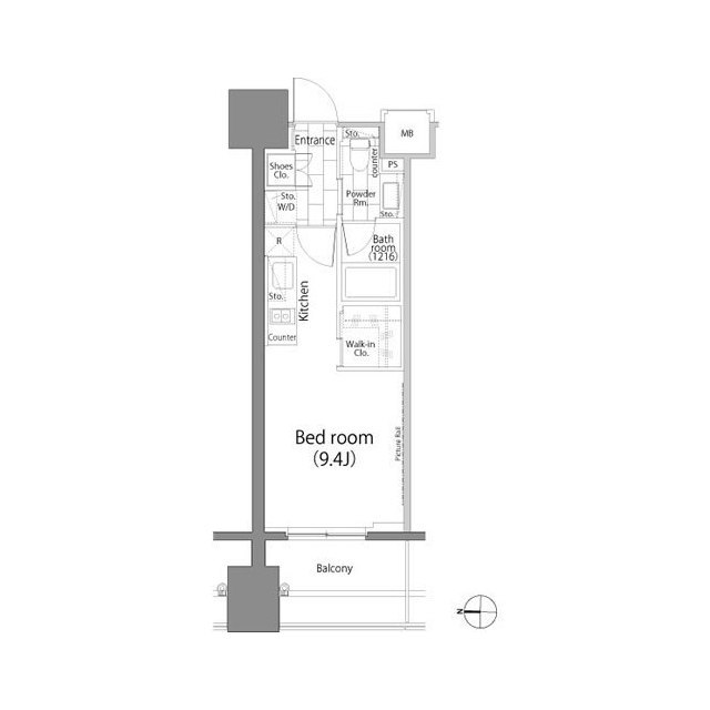パークハビオ平河町の間取図