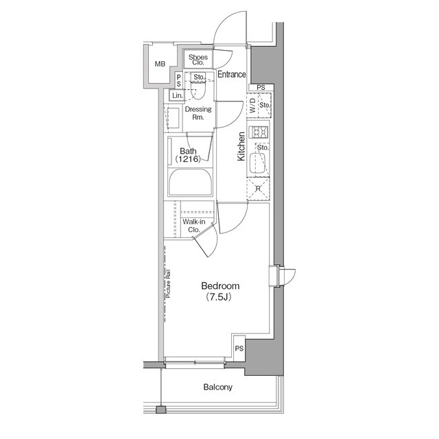 ザ・パークハビオ巣鴨の間取図