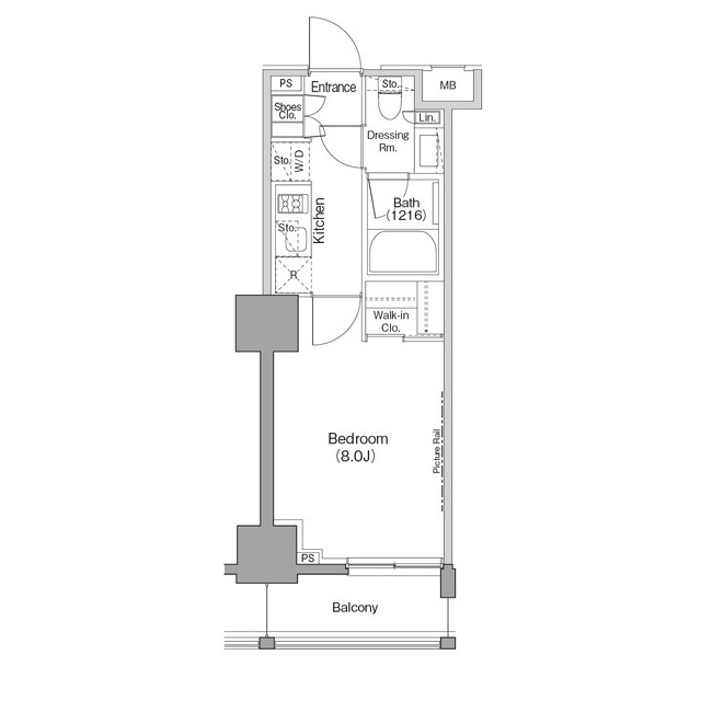 ザ・パークハビオ巣鴨の間取図