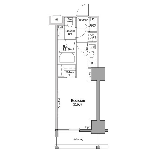 ザ・パークハビオ巣鴨の間取図