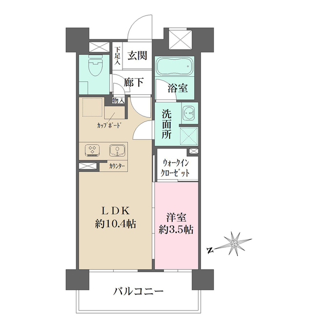 グランスイート文京小桜の間取図