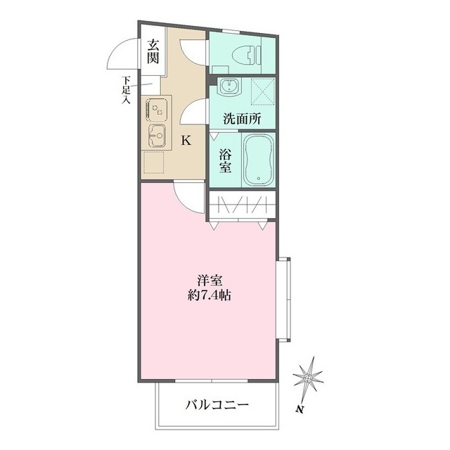 モン・シャトー中野新井の間取図