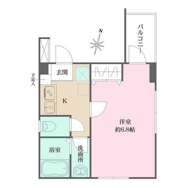 モン・シャトー中野新井の間取図