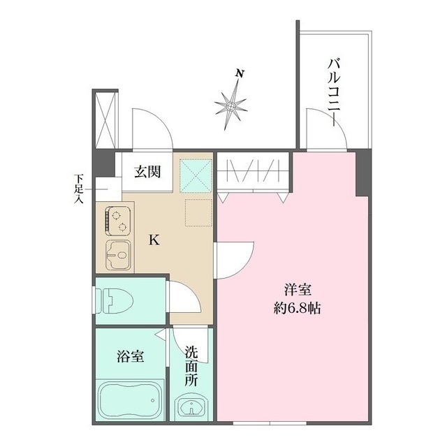モン・シャトー中野新井の間取図