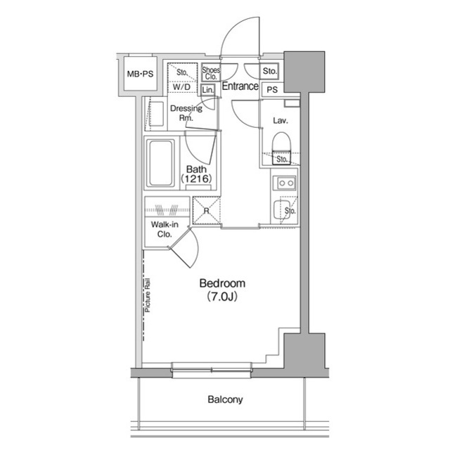 ザ・パークハビオ駒込の間取図