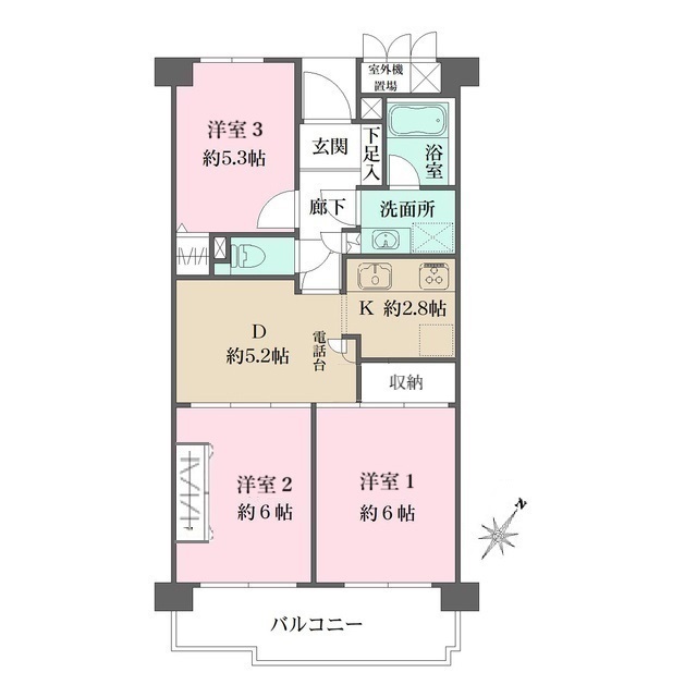 アーバンハイツ巣鴨Ａ棟の間取図