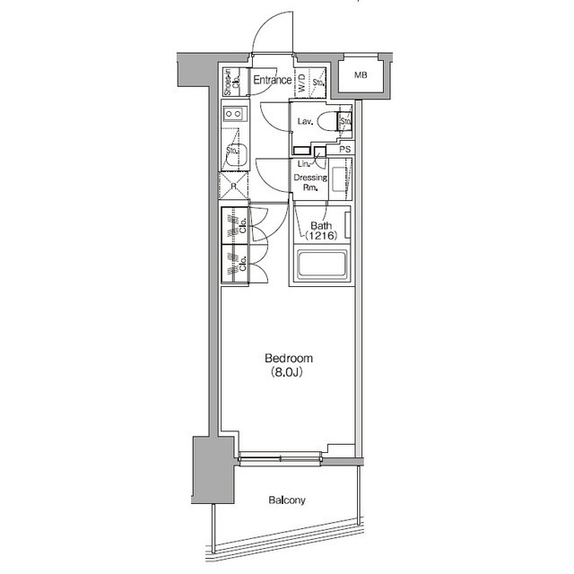 ザ・パークハビオ中野新橋の間取図