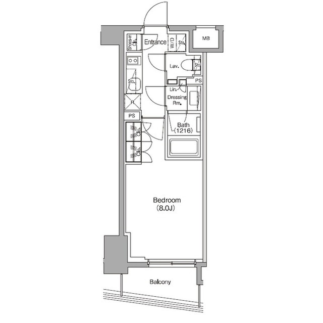 ザ・パークハビオ中野新橋の間取図