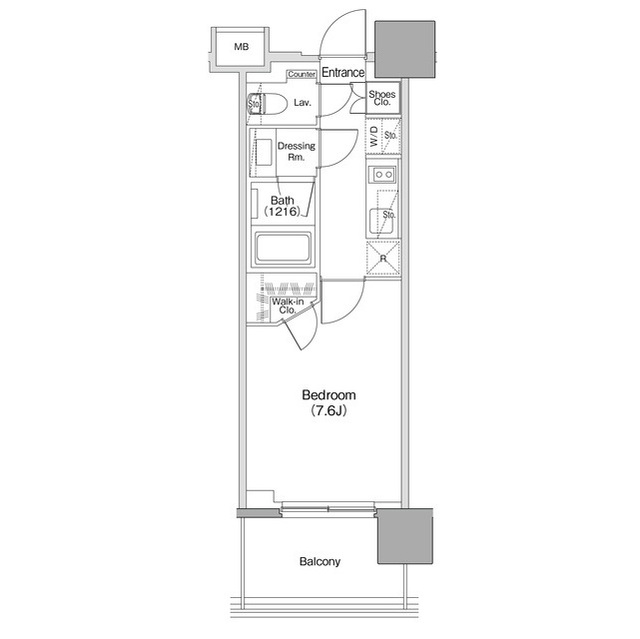 ザ・パークハビオ本郷菊坂の間取図