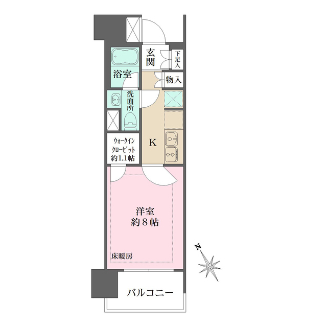 ザ・パークハウス板橋大山の間取図