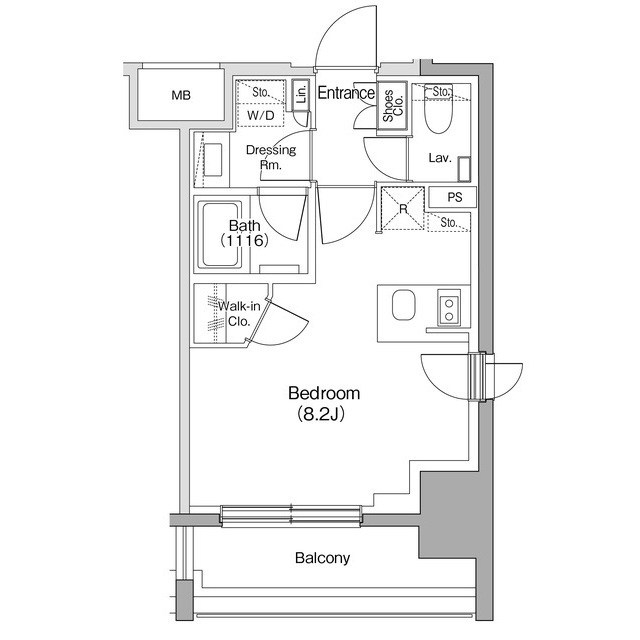 ザ・パークハビオ明大前の間取図