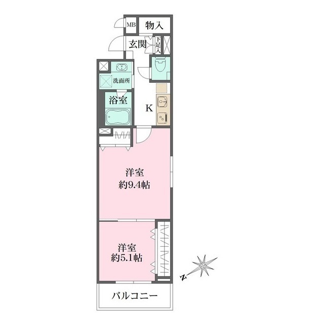 SILVERADO SHIBASAKI-CHOの間取図