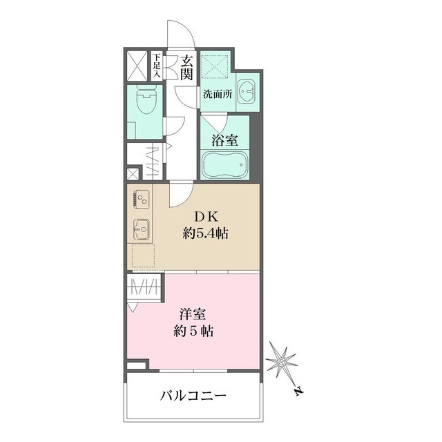 SILVERADO SHIBASAKI-CHOの間取図