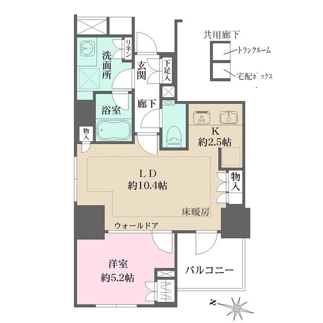 ザ・パークハウス麹町テラスの間取図