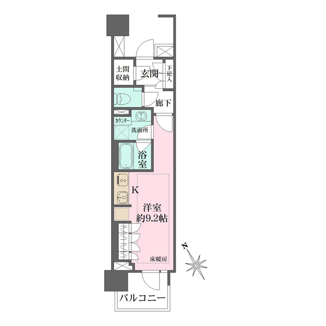 ザ・パークハウス赤羽フロントの間取図