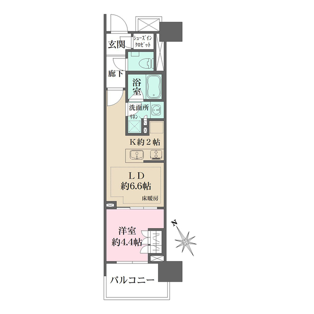 ザ・パークハウス赤羽フロントの間取図