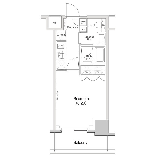 ザ・パークハビオ東長崎の間取図