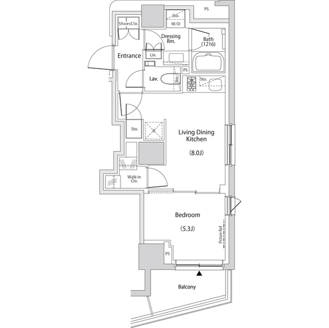 ザ・パークハビオ文京目白台プレイスの間取図