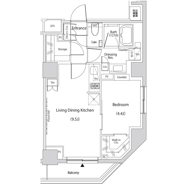 ザ・パークハビオ文京目白台プレイスの間取図