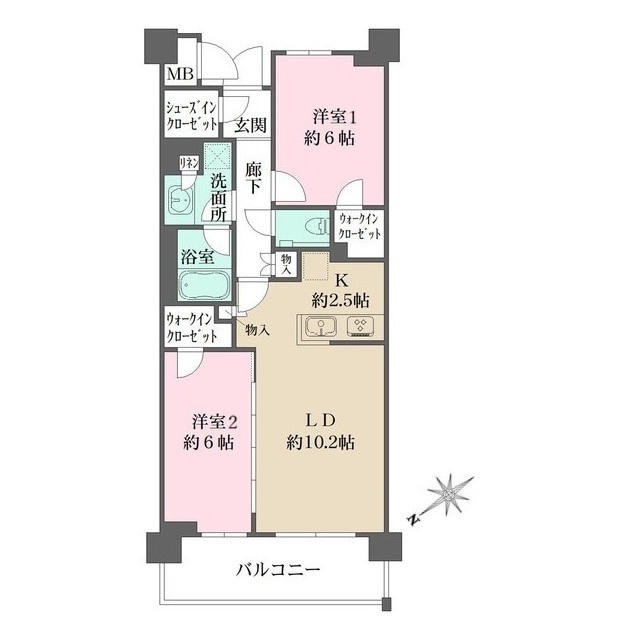 ＰａｒｋＧｒａｃｅ荻窪の間取図