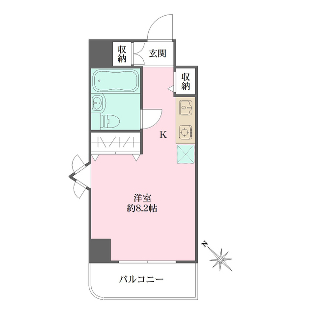 サイプレス北新宿の間取図