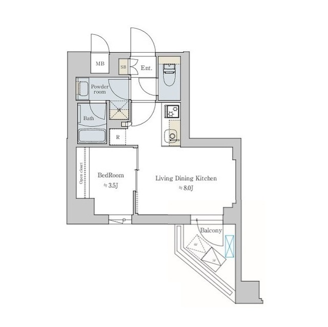 Brillia　ist 文京六義園の間取図